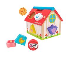 GLOBO-GL-39926 Caseta de Madera, Multicolor (8014966399261)