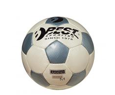 Best Sporting Since 1978 - Balón de fútbol (32 Camas), Color Blanco, Azul o Blanco, Rojo y Azul