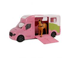 Van Manen 510212 Anemone Die Cast Transport Silver/Black (with Light & Sound, 1 Horse, Includes Battery)