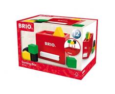 Brio - Caja de clasificar formas, color rojo (30148)