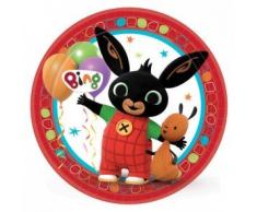 Platos de papel de Bing Amscan International 9901515 de 23 cm