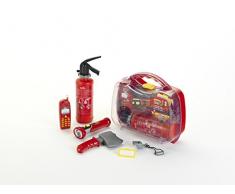 Theo Klein-8984 Maletin De Bomberos Con Numerosos Accesorios, Juguete, multicolor (THEOK 8984)