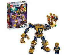 LEGO Super Heroes - Armadura Robótica de Thanos, Juguete de Construcción de Figura de Acción Mecánica de Juguete Inspirada en el Universo de Marvel, Set de Meca Coleccionable (76141)