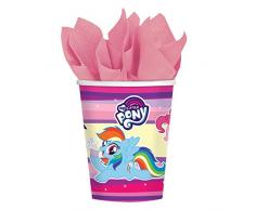 Amscan International – 9902509 Copa Papel 266 ml-licensedmlp 2017 250 ml vasos de papel