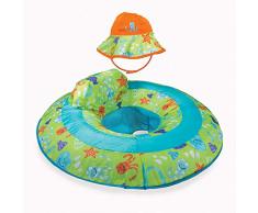 SwimWays Spring Foat Baby Azul, Rosa Colchoneta - Flotadores para Piscina y Playa (Azul, Rosa, Colchoneta, 0,75 año(s), 2 año(s), Niño/niña, China)