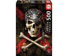 Educa Borras Puzzle Calavera Pirata 500 Piezas (17964)