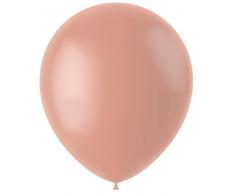 Folat B.V.-Folat 19617 33 cm 10 piezas-Globos de Helio Vintage Rosa Látex Natural para Decoración Fiesta Cumpleaños, Bodas, Aniversario, Bautizos Comunion Baby Shower, color rosado