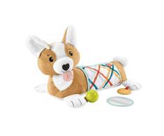 Fisher-Price Cojín cachorro 3 en 1 Peluche sensorial con accesorios, juguete para bebé recién nacido (Mattel HJW10)
