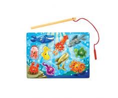 Melissa & Doug- Fishing Magnetic Juego Puzzle, Multicolor (Melissa&Doug 13778)