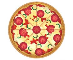 Amscan International 552017 - Vajilla de papel y plástico, 23 cm, placa redonda para pizza