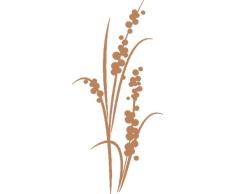 INDIGOS 4051719179811 - Adhesivo decorativo para pared (vinilo, 60 x 10 x 10 cm), color marrón