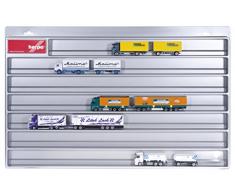 Herpa 029728 - Camiones Vitrina Colgador Trains, vehículos, Plata