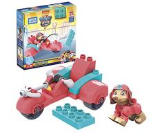 Mattel MEGA Bloks La Patrulla Canina Moto de Liberty Vehículo de juguete de bloques de construcción, regalo para niños y niñas +1 año (Mattel GYH94)