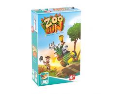 Lúdilo-Zoo Run Loki, Mesa para niños, cooperativo, Juegos educativos Infantiles, Color carbón 516009