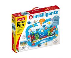 Quercetti, Juego Océano Peces 320 Piezas colección Pegs Juguetes para apilar y Encajar (AJ 969)