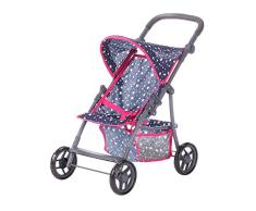 KNORRTOYS.COM Knorr Toys 16806 - Cochecito de bebé para muñecas, diseño de Estrella, Color Azul