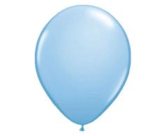 Folat - Metálico Globos Para Fiesta Decoración - Azul Claro - 12In/30cm - 10 piezas