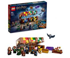 LEGO 76399 Harry Potter Baúl Mágico de Hogwarts, Juguete Personalizable, Hedwig, Pegatinas y Mini Figuras de Las Películas, Regalos para Niñas y Niños