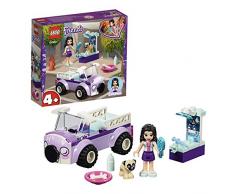 LEGO Friends - Clínica Veterinaria Móvil de Emma, juguete imaginativo de construcción para aventuras de mascotas (41360)