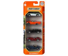 Mattel-C1817 Pack de 5 vehículos del desierto, coches de juguete, aplicable (C1817