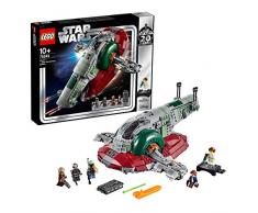 LEGO - Star Wars Esclavo I Edición 20 Aniversario, Juguete de Construcción de Nave Espacial de Boba Fett de la Guerra de las Galaxias, Incluye Minifigura de la Princesa Leia (75243)