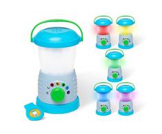 Melissa & Doug Farol con 6 luces y sonidos diferentes, Juguetes de luz y sonido para niños, Juego de camping y en casa, Sonidos de la naturaleza, Regalo para niños y niñas de 3 4 5 6 7 8 años