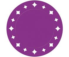 Givi Italia 62599 - Manteles Individuales (6 Unidades, 33 cm), Color Morado