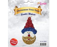 Santa Lucia Santa Lucia2043 - Kit de Manualidades para árbol de Navidad, diseño de Papá Noel