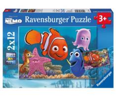 Ravensburger Nemo - Puzzle, 2 x 12 Piezas 07556 0