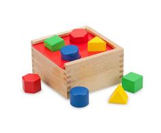 VIGA - Caja para Aprender Formas geométricas - Madera