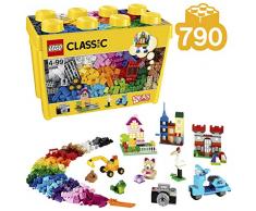 LEGO Classic - Caja de ladrillos creativos grande, Set de Construcción con ladrillos de colores, Juguete Creativo y divertido a partir de 4 años, incluye separador de piezas (10698)