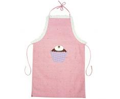 Win Green Delantal de Pan de Jengibre, Color Rosa