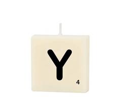 PD-Party Vela Scrabble Letra Y Cera 2 X 4 cm Negro/Blanco