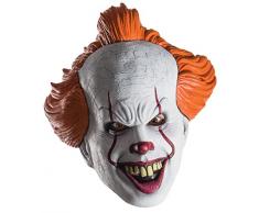 Rubies - Máscara de Pennywise para adulto, accesorio disfraz, vinilo - Talla única (Rubies 34718)