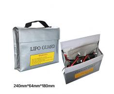 YUNIQUE ESPANA Seguridad, Carga de la batería de Almacenamiento Caja Fuerte Resistente al explosión Guardia Bolsa para RC Drone dji Mavic Pro Pilas (cm 240 x 64 x 180) (DV-5G3R-H7DI)