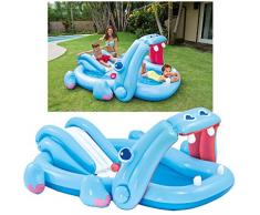 Intex 57150NP - Piscina hinchable hipopótamo 221 x 188 x 86 cm, 227 litros