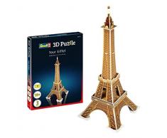 Revell- Torre Eiffel 3D Puzzle, Multicolor (00111)
