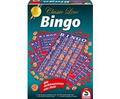 Schmidt Spiele 49089 - Línea Clásica: Bingo (Bloques de números Son de Madera)