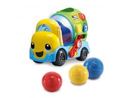 VTech-80-601922 Mixter, camión hormigonera Infantil con más de 75 melodías, Canciones y Voces, enseña Formas, números y a Mezclar los Colores Mediante Luces, Multicolor (3480-601922)