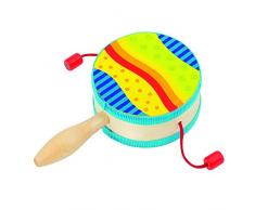 Goki 61916 - Juguetes Musicales (Instrumento Musical de Juguete, Tambor, 3 año(s),, plástico, Madera, CE)