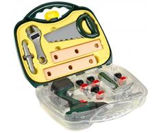 Theo Klein-8584 Bosch Maletin De Herramientas con Atornillador De Acumuladores, Juguete, Multicolor, Talla única (8584)