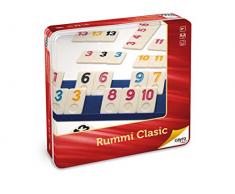 Cayro - Rummi Classic Caja de Metal - Juego Tradicional - Juego de Mesa - Desarrollo de Habilidades cognitivas y lógico matemáticas - Juego de Mesa (753)