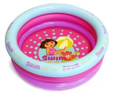 Muñecas Saica 78-8118, Piscina con Diseño, Dora la Exploradora, 90 cm