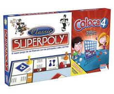 Falomir Superpoly + Coloca 4, Juego de Mesa, Clásicos, Multicolor (646385)