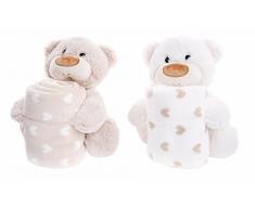 Item - Oso Peluche con Manta en 2 Colores (BE-131535)