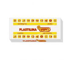 Jovi - Caja de plastilina, 15 pastillas 150 g, color blanco (7101)