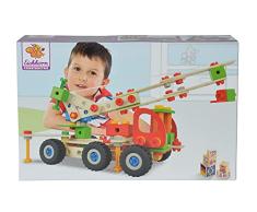 Eichhorn 100039039 - Juguete de habilidad motora, kits de mecano (Vehiculo, Multi, De pl?stico, Madera, Caja) , color/modelo surtido