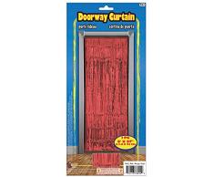 Bristol Novelties Forum Novelties X76012 - Cortina, color rojo y multicolor