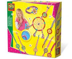 SES Creative Joyería atrapasueños SES - Kits de joyería para niños (Juego de joyería, 6 año(s), Colores Surtidos, Niño, Chica, Caja)