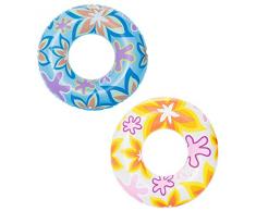 Bestway 36057 baby swim float - flotadores para bebé (Swim ring, Azul, Amarillo, Pattern, Vinilo, China, Polybag with insert card) , color/modelo surtido